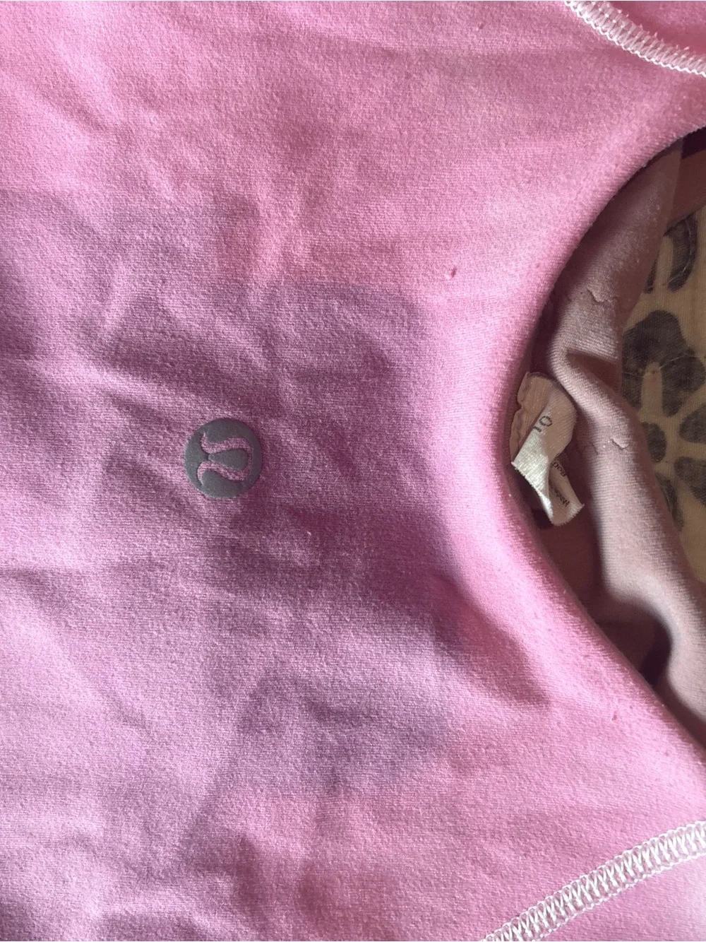 lululemon athletica Pink Slim-Strap Crop Tank